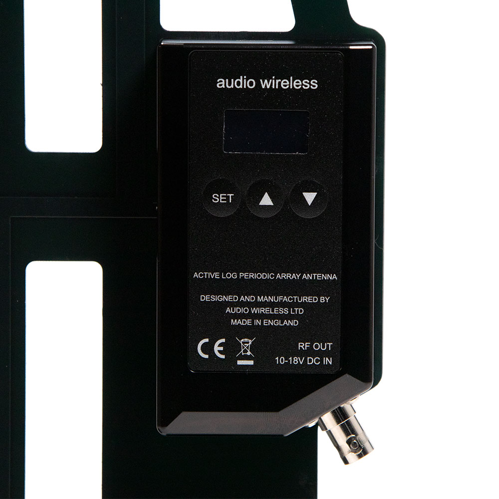 Audio Wireless LPDA-A-WB Active Antenna-Pinknoise Systems